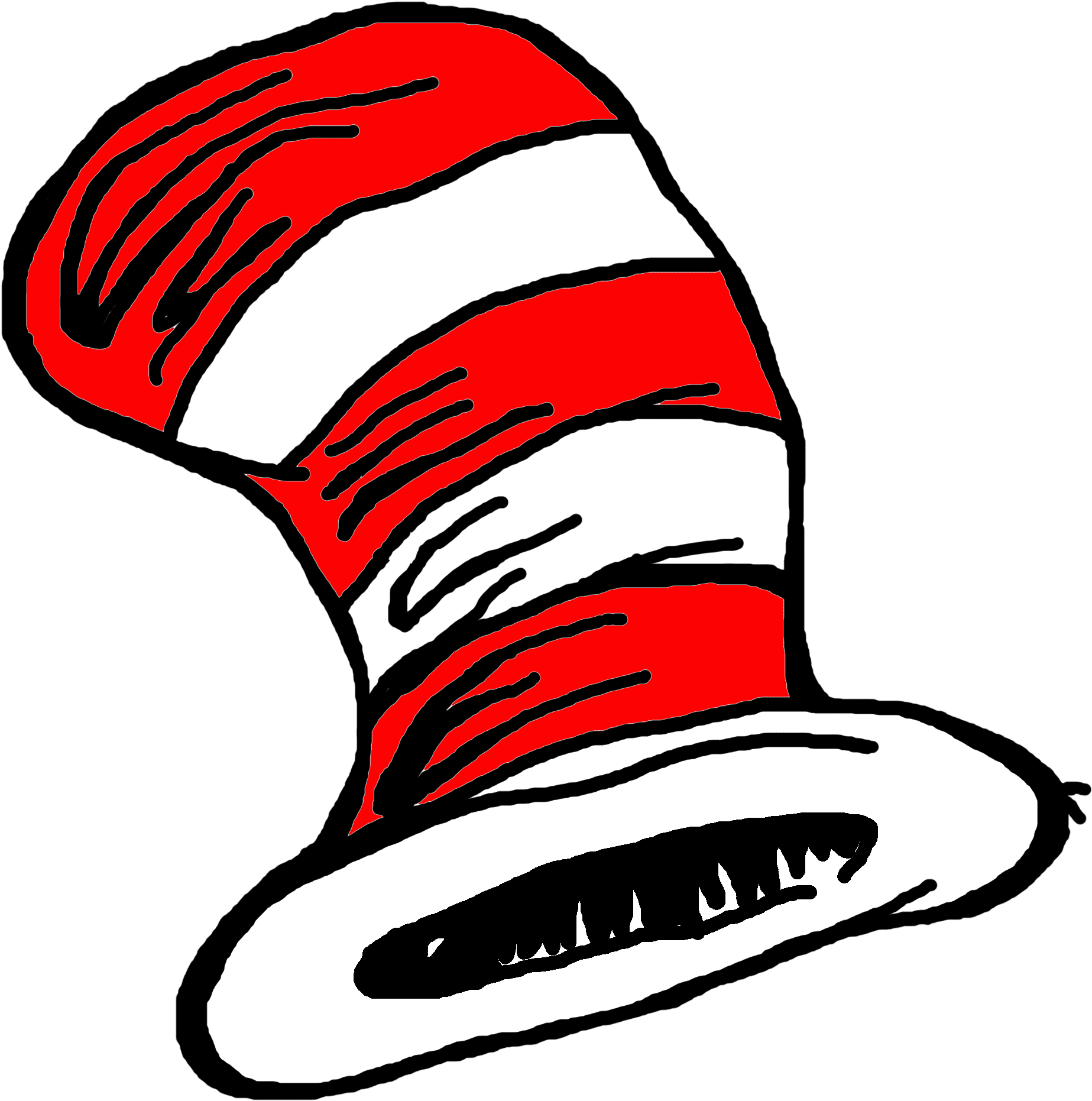 06 Mar 2015 - Cat In The Hat Hat Free Template (2500x2500)