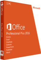 Microsoft Office 2016 Professional Plus - Illustration (1000x1000)