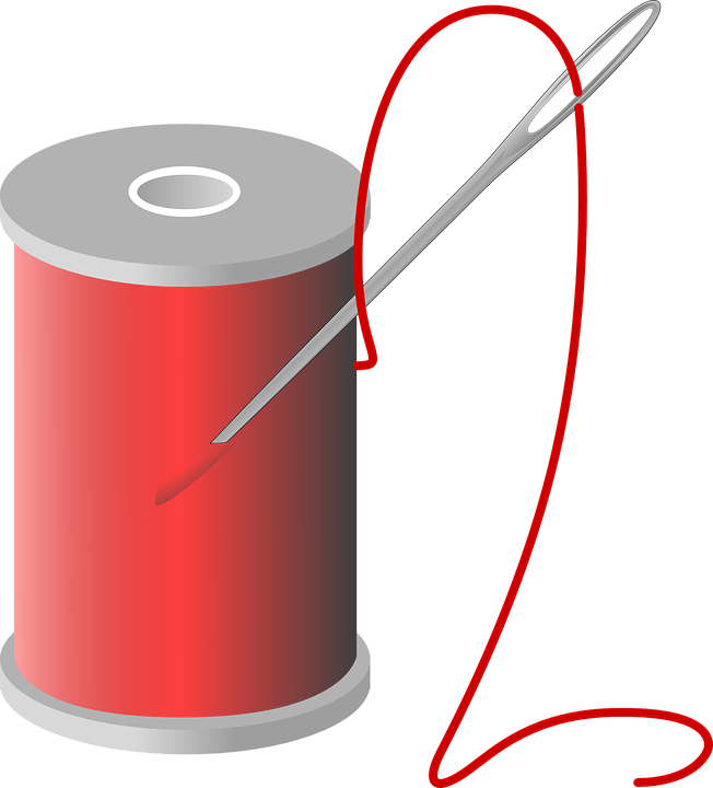 Needle And Thread 20, Buy Clip Art - Spool Of Thread Clipart (652x720)