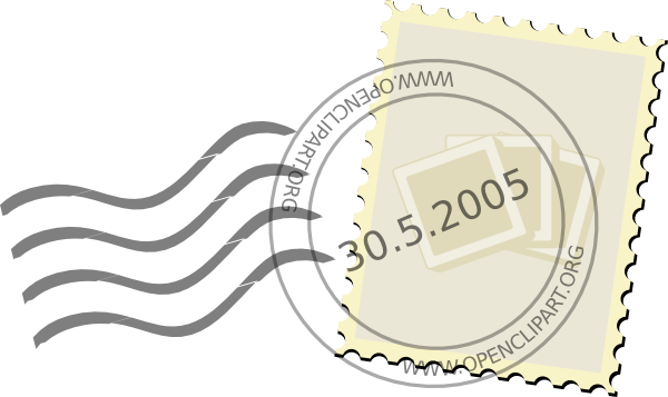 Free Vector Postage Stamp Clip Art - Free Postage Stamp (600x357)