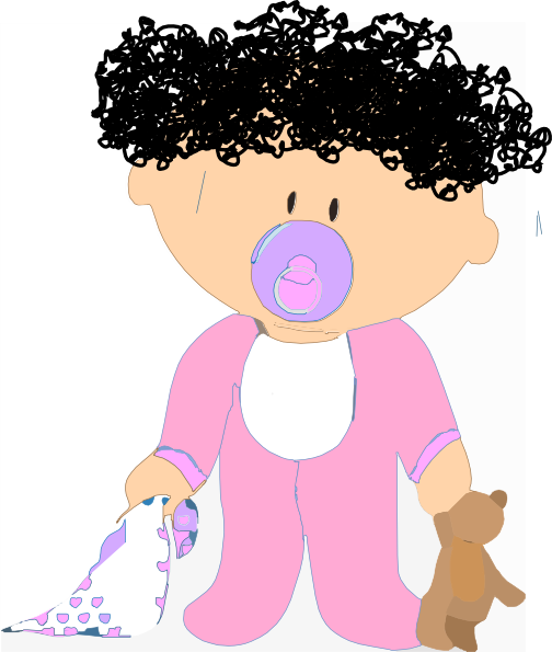 Baby Girl Dale - Baby Hair Clip Art (504x595)