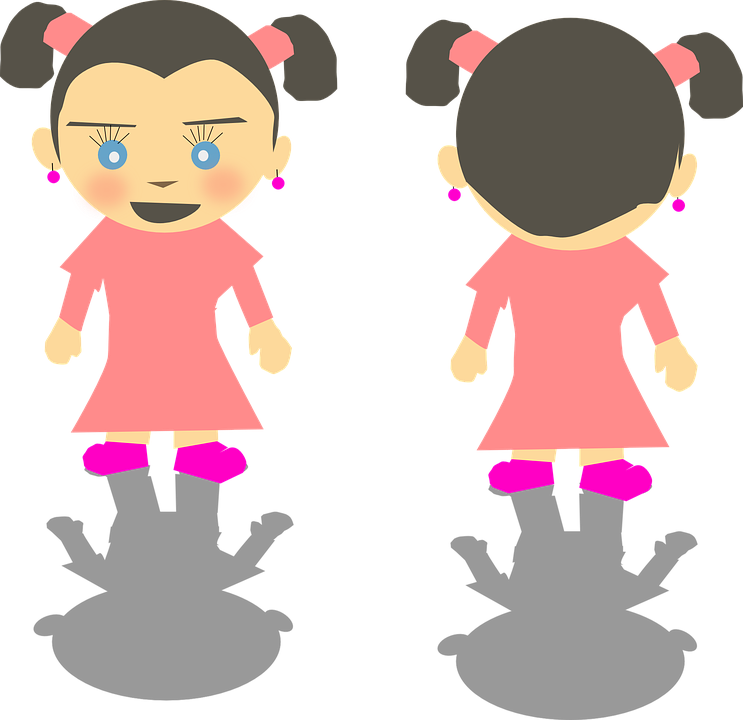 Baby Girl Cliparts 22, Buy Clip Art - Little Girl Cartoon (743x720)