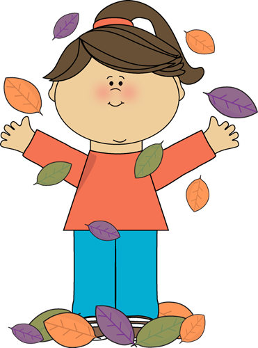 Autumn Baby Girl Clip Art - Science In Primary School (371x500)