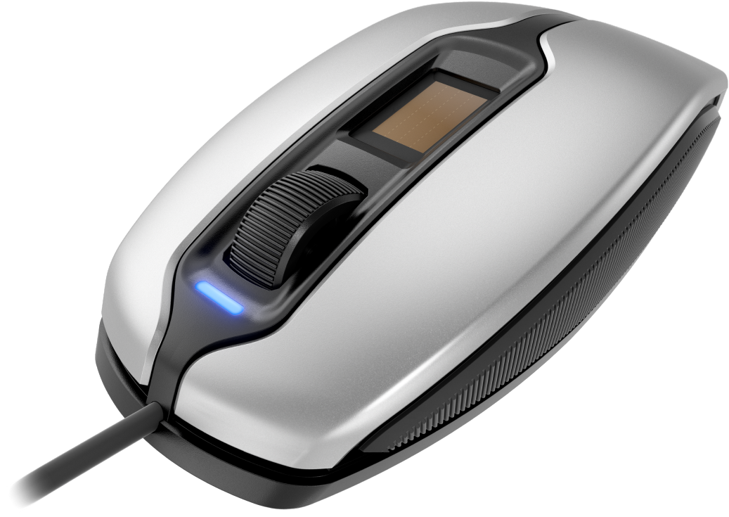 Jm A4900 Cherry Mc 4900 Fingertip Id Mouse Debuts - Fingerprint Mouse (1280x1280)