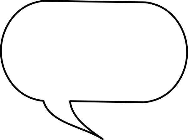 Speech Bubble Clip Art - Comic Book Talking Bubbles (640x480)