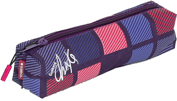 Twill Polyester Fabric Pencil Bag For School Children - Strap (600x600)