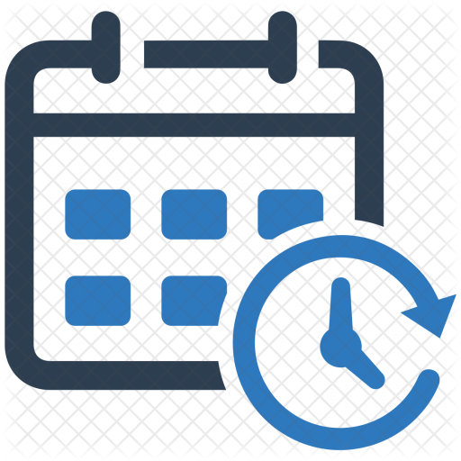 Calendar Clipart Timeline - White Calendar Icon Png (512x512)