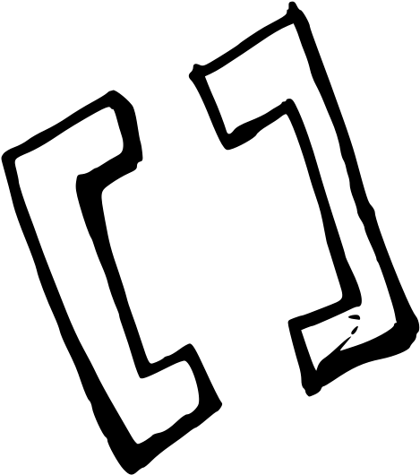 Big Brackets Slight Shadow Png Clip Arts - Big Brackets (529x600)