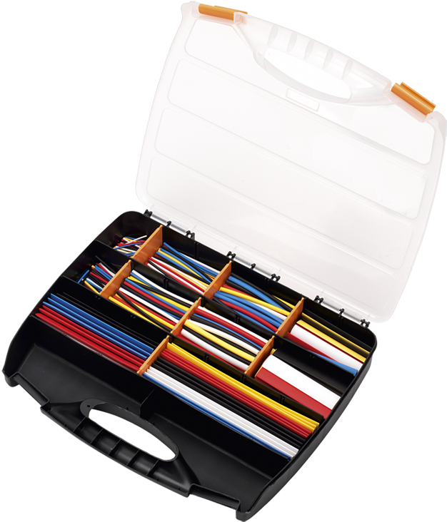 Sealey Heat Shrink Tubing Assortment 590pc Mixed Colours - Raft (864x800)