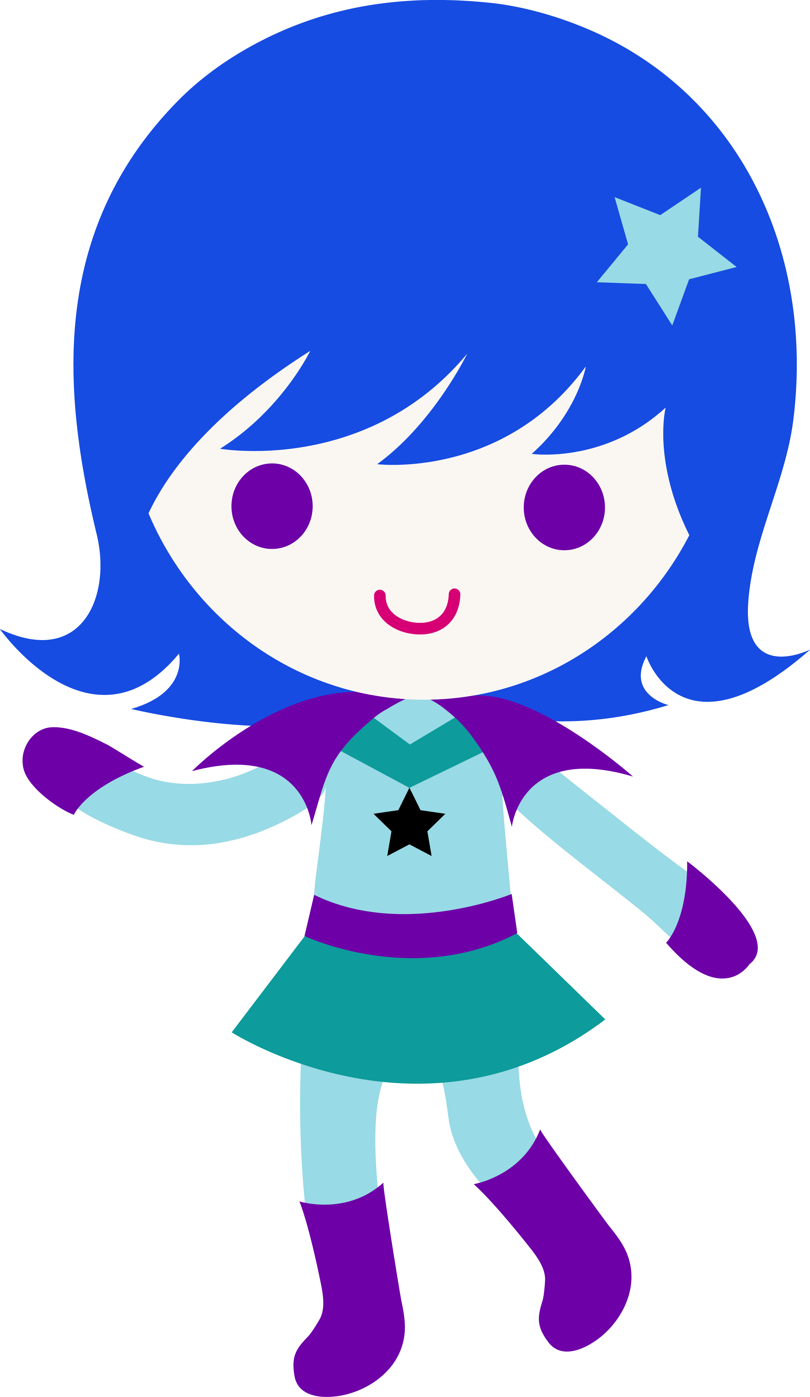 Girl - Little Girl Clip Art (2621x4518)