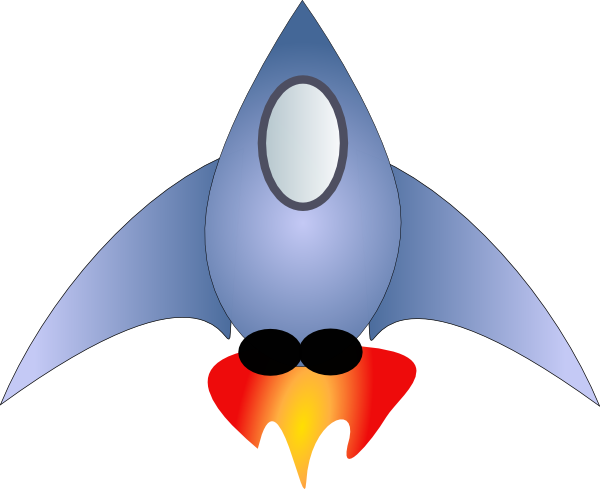 Spaceship Clip Art At Clker - Spaceship Transparent Clipart (600x489)