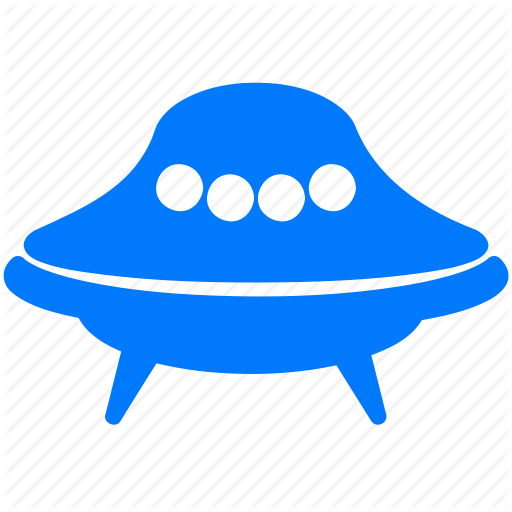 Sci Fi Clipart Alien Invasion - Spacecraft (512x512)