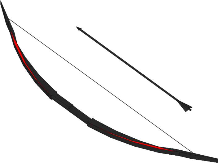 Shady's Bow And Arrow By Shadydragon1011 On Clipart - Longbow (900x614)