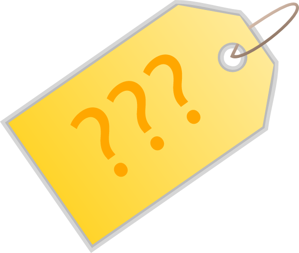 One Year - - Price Tag (600x507)