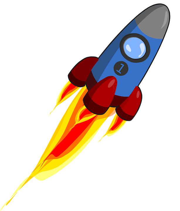 Rocket Launch Cliparts 27, Buy Clip Art - Animated Rocket (614x720)