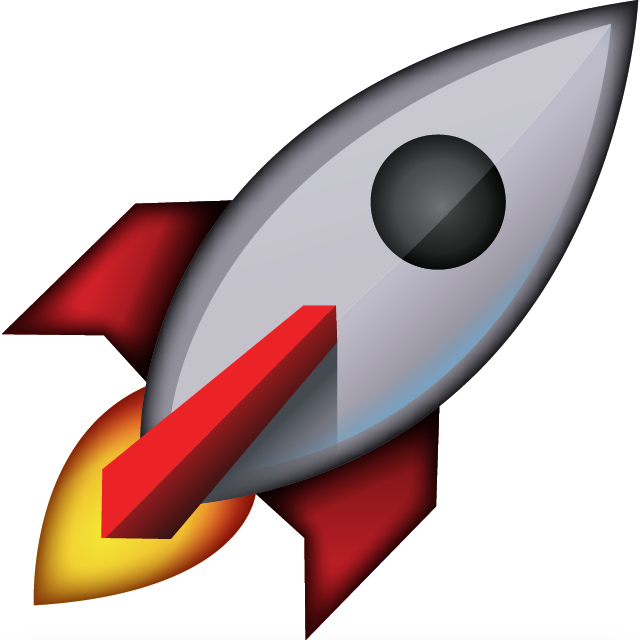 Download Ai File - Rocket Emoji (640x640)