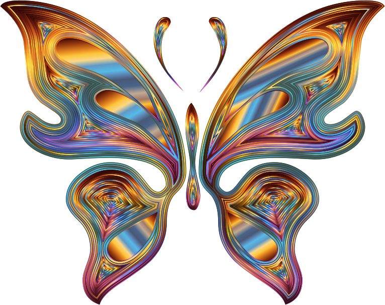 Medium Image - Monarch Butterfly Drawing No Backgraound (766x606)