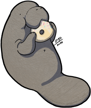 Manatee - Manatee Clip Art (400x448)