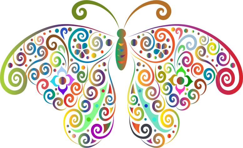 Medium Image - Butterfly Silhouette Png (776x472)