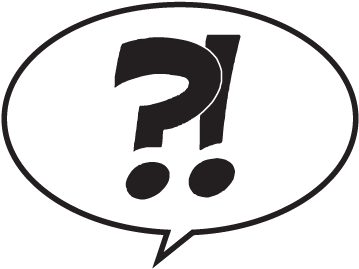 Sticker Sticker Bulle Bd Intérogation - Bd Bulle (384x384)