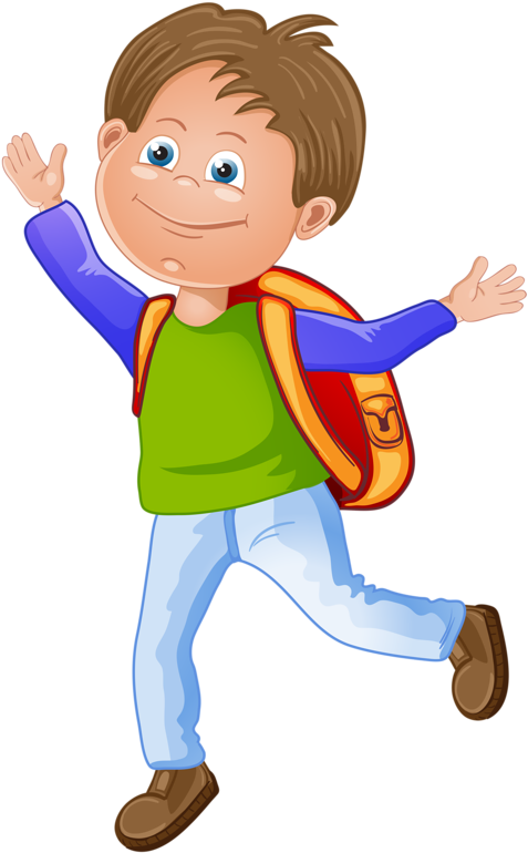 Яндекс - Фотки - Cartoon School Kid Png (501x800)