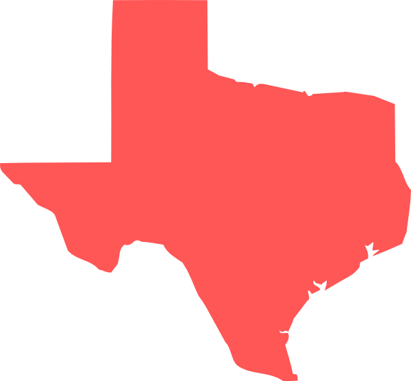 Coral Texas Clip Art At Clker Com Vector Clip Art Online - Texas Logo (600x556)