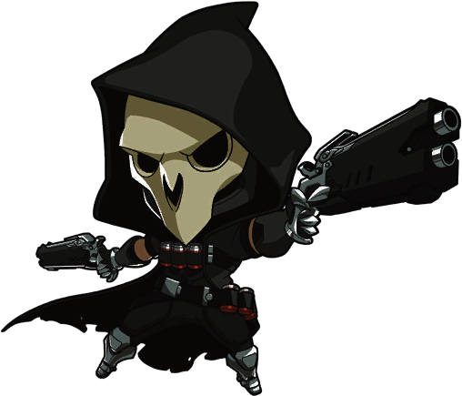 Reaper - Overwatch Reaper Cute Spray (512x512)