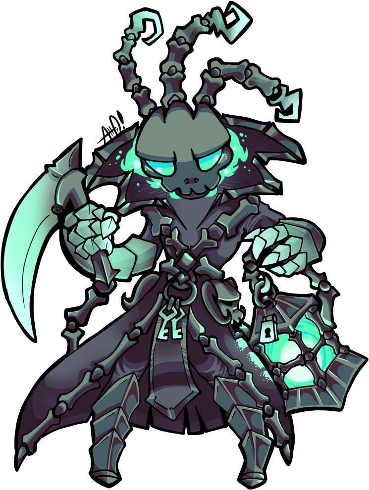 The Chain Warden By Adrusaurio On Deviantart League - Thresh The Chain Warden Kawaii (760x1000)