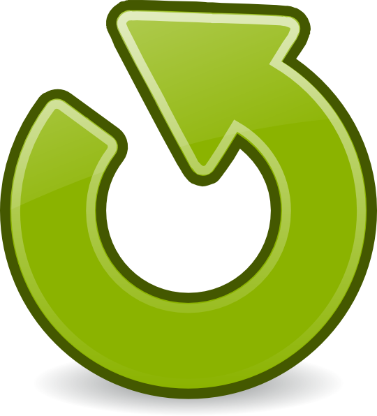 Refresh Cliparts - Refresh Clipart (540x596)