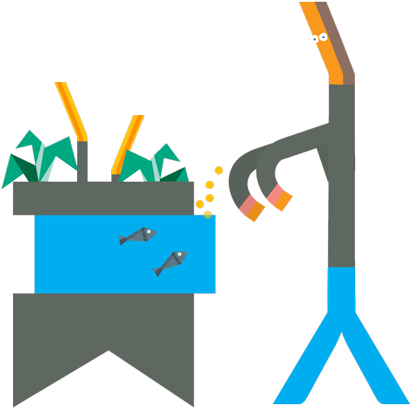 You Feed The Fish - Aquaponics (550x477)