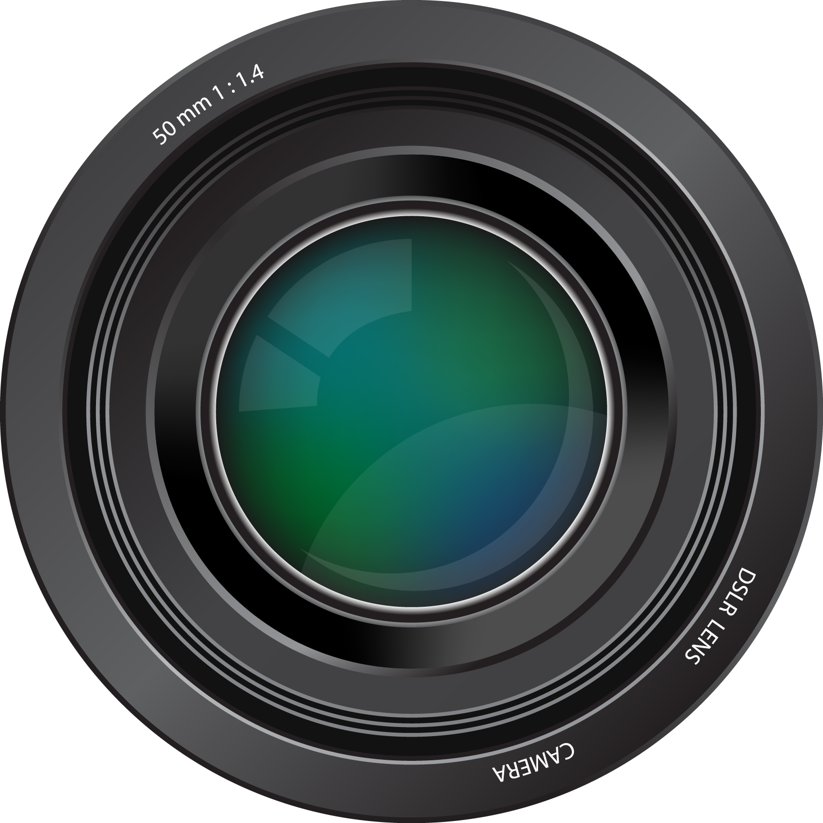 Lens Clipart Camera Lense - Camera Lens Clip Art (1629x1629)