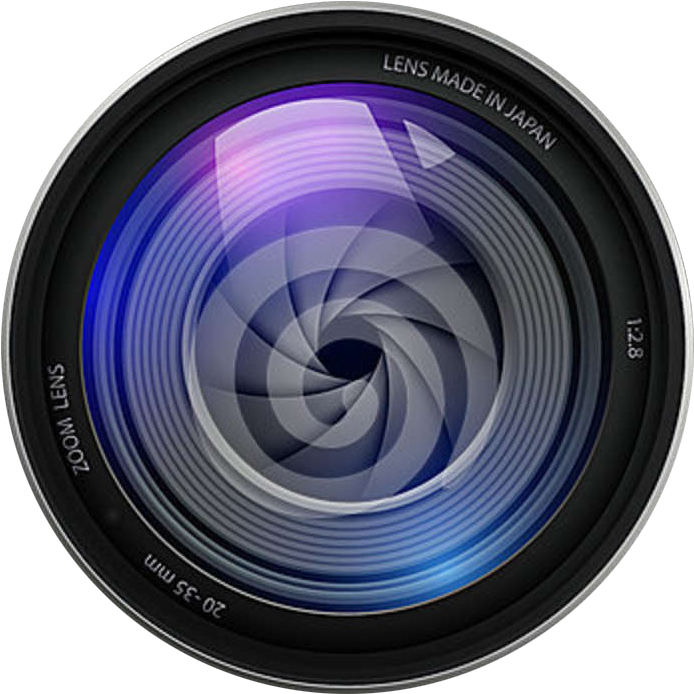 Png File Name - Logo Of Camera Lens (723x729)