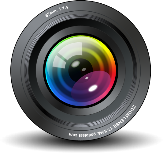 Camera Lens - Maxell Selfie Stick App (600x498)