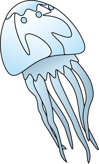 Jellyfish Clip Art - Jelly Fish Cliparts (383x636)