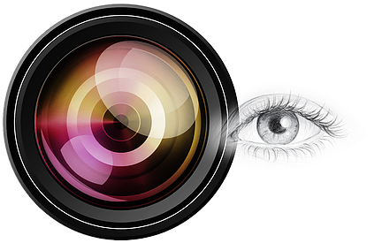 Eye To Eye - Camera Eye Logo Png (600x384)