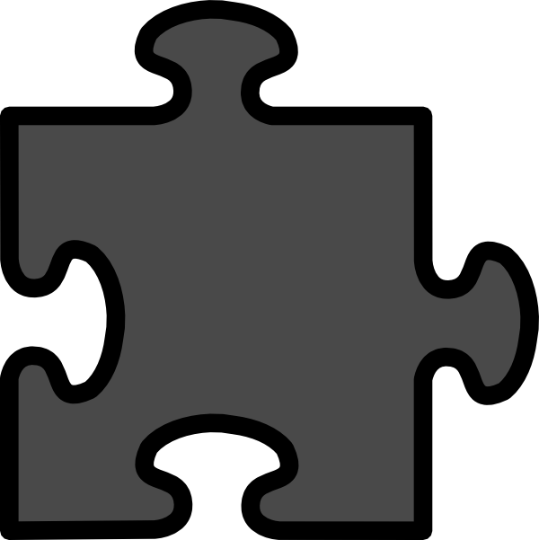 Puzzle Pieces Clip Art (600x601)