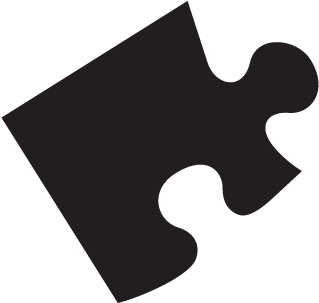Black Jigsaw Puzzle Icon - Mobile Phone (512x512)