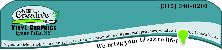 Interior Vinyl Graphics May Take The Form Of Business - Weber-stephen Products (900x205)