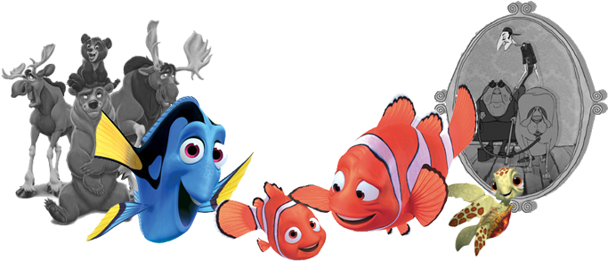 2003 Was An Odd Year For The Category, Particularly - Finding Nemo Animated Clip Art (695x300)