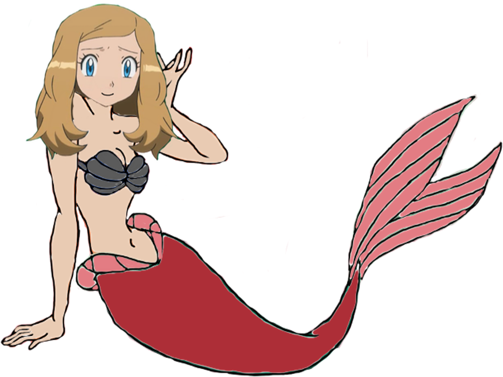 Serena As A Mermaid By Darthranner83 - Elsa Mermaid Coloring Pages (1024x768)