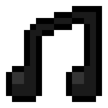 Music Note Pixel Art From The Basic Pack Of Picroad - Black Panther Pixel Art (360x360)