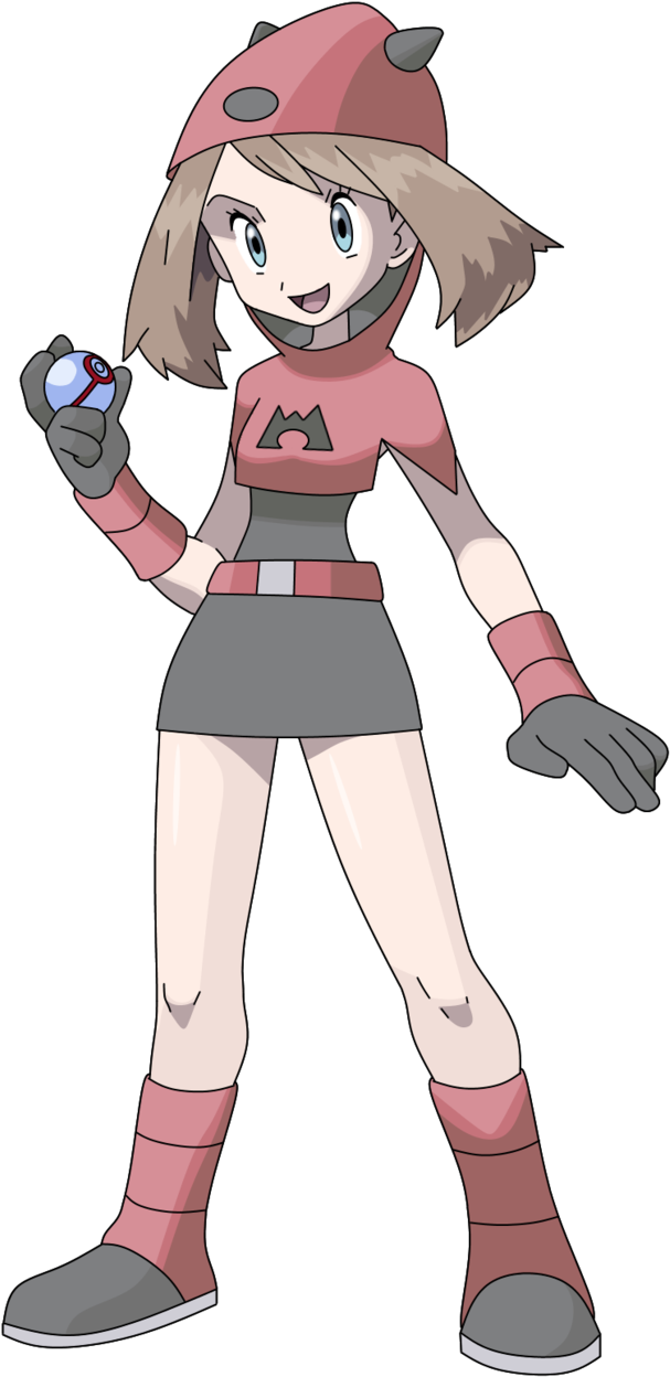 [ Img] [ Img] - Pokemon May Team Magma (620x1290)