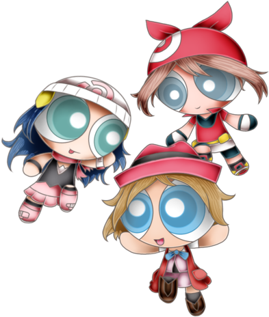 Ppg May Dawn And Serena By Castformgrass - Dawn Pokemon Ppg (400x533)