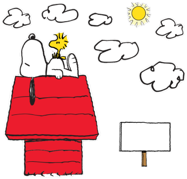 Peanuts Characters - Snoopy (389x366)