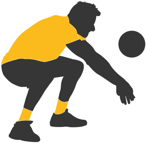 Volley Ball Clipart Wallpaper Kite - Siluetas De Voleibol Png (512x512)