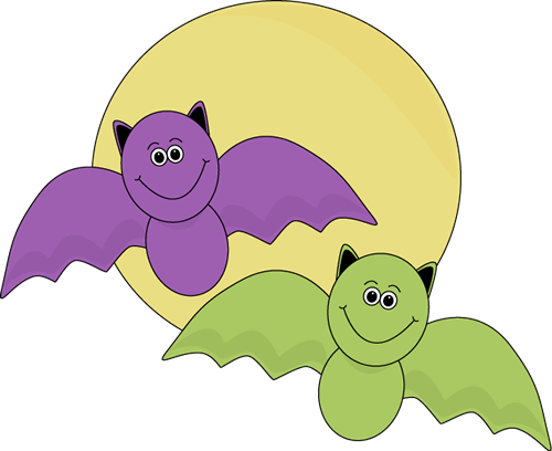 Flying Clipart Cute - Bat Flying Clipart (500x408)
