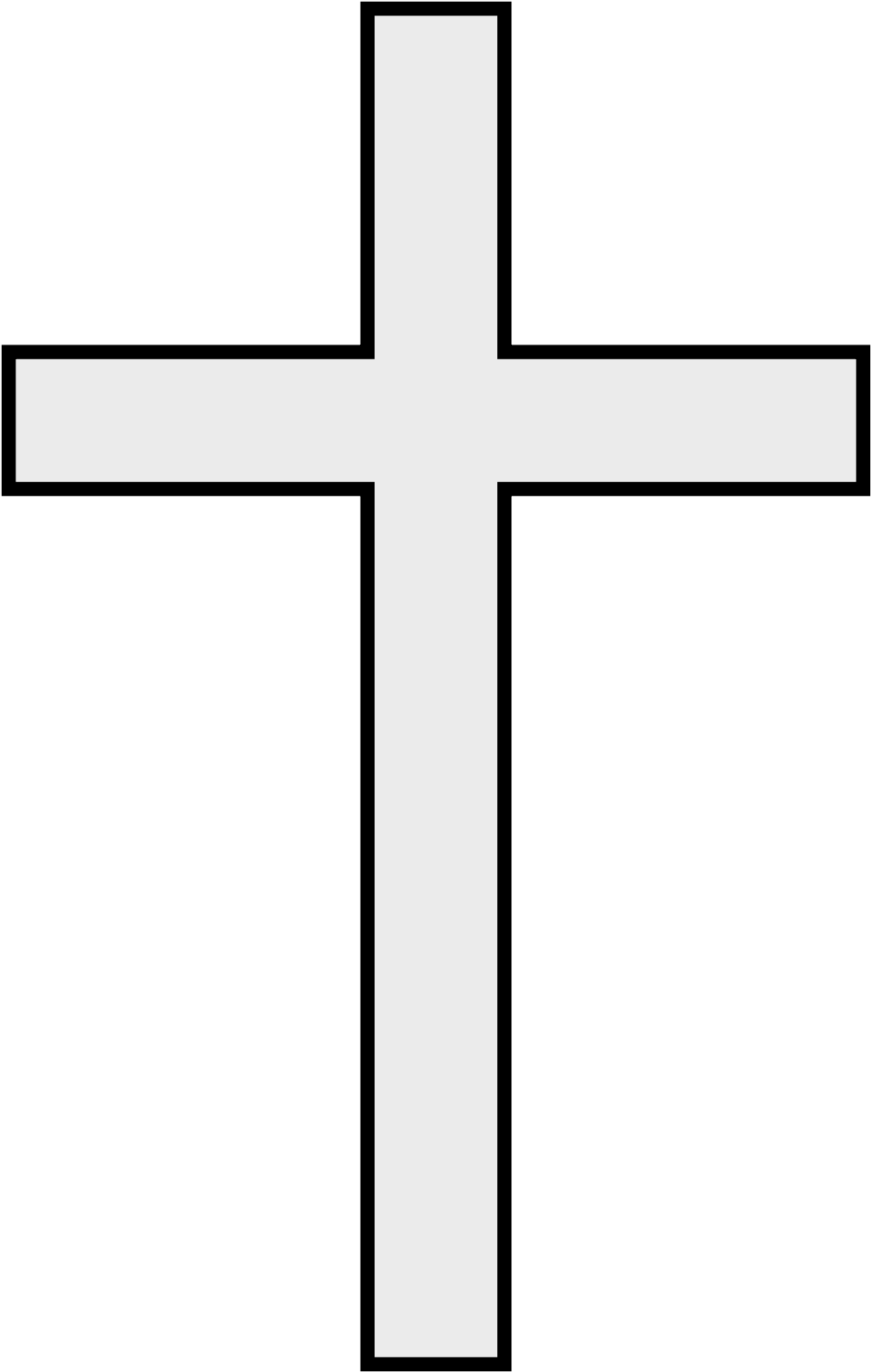 Coa Illustration Cross Easter - Cross Svg File Free (1000x1546)