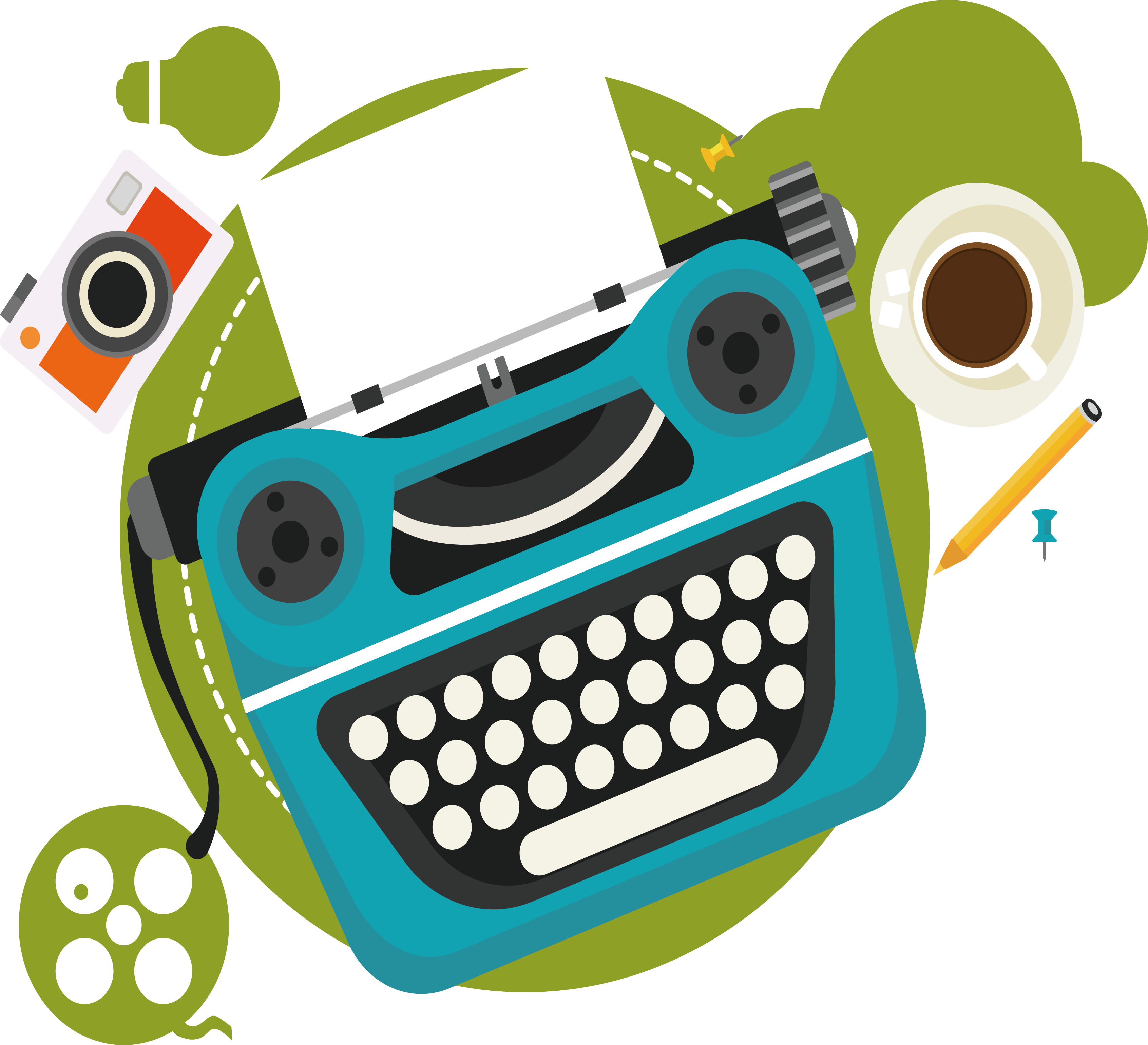 Copywriting Advertising Concept Illustration - Copywriting Advertising Concept Illustration (3384x3081)