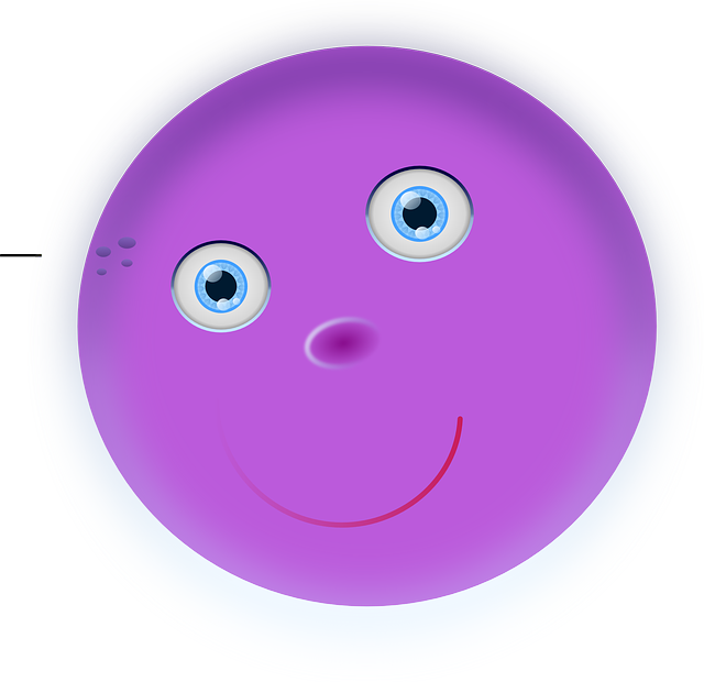 Eyes, Faces, Face, Cartoon, Purple, Round, Smiley - Purple Smiley Face (640x620)