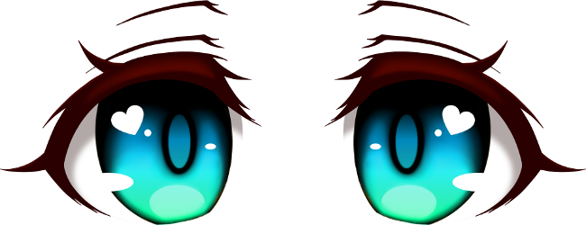Static Eye Templates By Rabudorimu - Transparent Cartoon Eye Template (650x250)